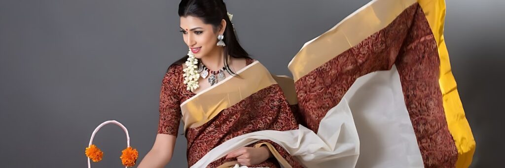 traditional attire in saree